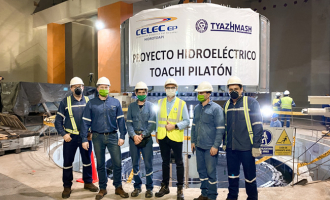 На ГЭС «Айюрикин» в Эквадоре состоялось опускание ротора гидрогенератора в шахту агрегата